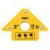 Deli Μαγνητική Γωνία Συγκόλλησης Dl-Hdw25 Με 45°/90°/135° Γωνίες, 3", 11Kg