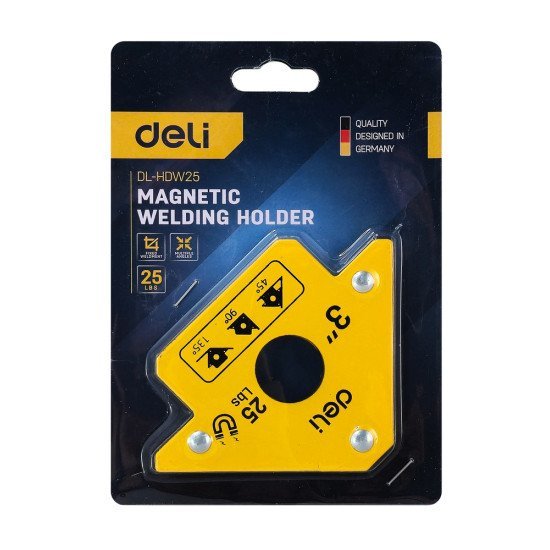 Deli Μαγνητική Γωνία Συγκόλλησης Dl-Hdw25 Με 45°/90°/135° Γωνίες, 3", 11Kg Deli Μαγνητική Γωνία Συγκόλλησης Dl-Hdw25 Με 45°/90°/135° Γωνίες, 3", 11Kg