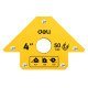 Deli Μαγνητική Γωνία Συγκόλλησης Dl-Hdw50 Με 45°/90°/135° Γωνίες, 4", 22Kg Deli Μαγνητική Γωνία Συγκόλλησης Dl-Hdw50 Με 45°/90°/135° Γωνίες, 4", 22Kg