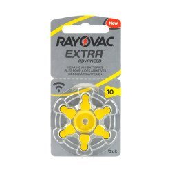 Rayovac Μπαταρίες Ακουστικών Βαρηκοΐας 10Mf, Mercury Free, 1.45V, 6Τμχ