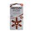 Rayovac Μπαταρίες Ακουστικών Βαρηκοΐας 312Mf, Mercury Free, 1.4V, 6Τμχ