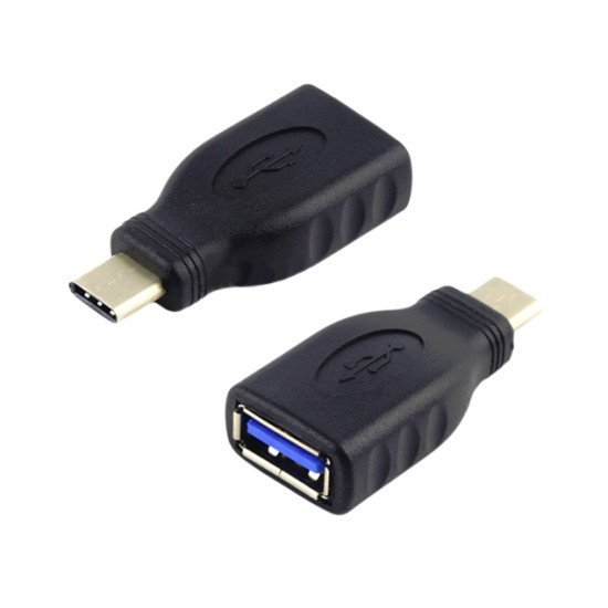 POWERTECH αντάπτορας USB-C σε USB 3.0 θηλυκό CAB-U098, μαύρος POWERTECH αντάπτορας USB-C σε USB 3.0 θηλυκό CAB-U098, μαύρος