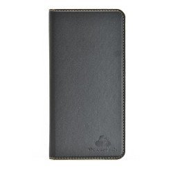 POWERTECH Θήκη Magnet Leather Slide για Smartphone 5 - 5.3", μαύρη