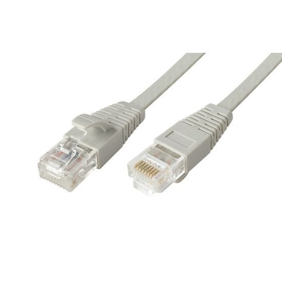 Powertech Καλώδιο Utp Cat 5E Cab-N110, Copper, 26Awg, 0.5Mm, 2M, Γκρι