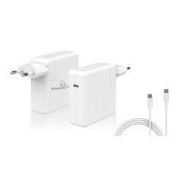 Powertech Φορτιστής Laptop Pt-704 Για Apple, Usb Type-C Pd, 61W, Λευκό