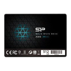 SILICON POWER SSD A55 512GB, 2.5", SATA III, 560-530MB/s 7mm, TLC
