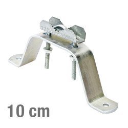 Vikar Βάση Τοίχου 21002 Για Στήριξη Ιστού, Ατσάλινη, 10Cm