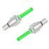 Καπάκι Βαλβίδας Ποδηλάτου Ag304B, Led, 6.5Cm, 2Τμχ, Πράσινο