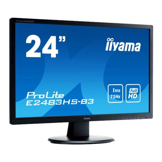 Iiyama Used Οθόνη B2480H Tn Led, 24" Full Hd, Vga/Dvi/Hdmi, Grade B Iiyama Used Οθόνη B2480H Tn Led, 24" Full Hd, Vga/Dvi/Hdmi, Grade B