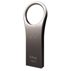 Silicon Power Usb Flash Drive Jewel 80, 64Gb, Usb 3.1, Titanium