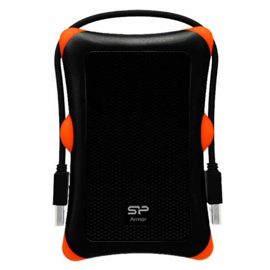 Silicon Power Εξωτερικός Hdd Armor A30, 1Tb, Usb 3.1, Μαύρος