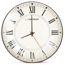 Esperanza Ρολόι Τοίχου Roma Ehc018R, 30Cm, Λευκό