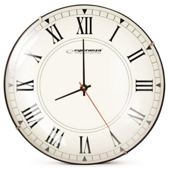 Esperanza Ρολόι Τοίχου Roma Ehc018R, 30Cm, Λευκό Esperanza Ρολόι Τοίχου Roma Ehc018R, 30Cm, Λευκό