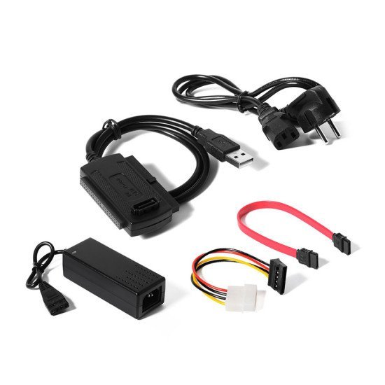 Powertech Converter Usb 2.0 Σε Ide & Sata Cab-U122, Με Τροφοδοσία, 0.8M Powertech Converter Usb 2.0 Σε Ide & Sata Cab-U122, Με Τροφοδοσία, 0.8M