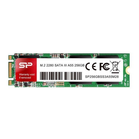 Silicon Power Ssd A55, 256Gb, M.2 2280, Sata Iii, 560-530Mb/S