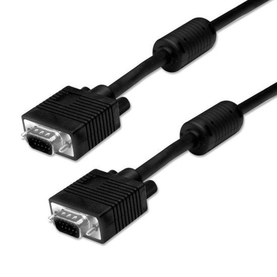 Powertech Καλώδιο Vga 15Pin M-M Cab-G026, 1080P, Copper, 3+6, 3M, Μαύρο Powertech Καλώδιο Vga 15Pin M-M Cab-G026, 1080P, Copper, 3+6, 3M, Μαύρο