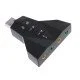 Powertech Usb Κάρτα Ήχου 7.1Ch, Με Έξοδο Μικρόφωνου Και Ακουστικού Powertech Usb Κάρτα Ήχου 7.1Ch, Με Έξοδο Μικρόφωνου Και Ακουστικού