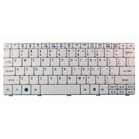 Πληκτρολόγιο Για Acer D260/532H/D255/D270/521/533, Λευκό Πληκτρολόγιο Για Acer D260/532H/D255/D270/521/533, Λευκό
