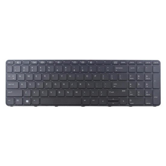 Πληκτρολόγιο Για Hp Probook 450 G4 455 G4 470, Us, Μαύρο