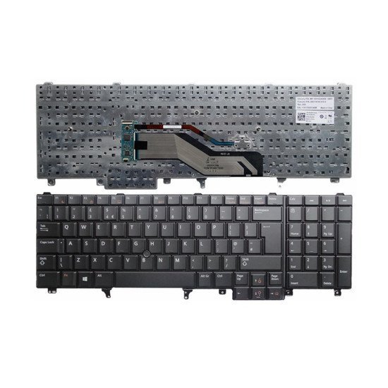 Πληκτρολόγιο Για Dell Latitude E5520/E5530/Precision M4600/M6600, Μαύρο Πληκτρολόγιο Για Dell Latitude E5520/E5530/Precision M4600/M6600, Μαύρο