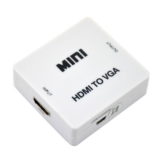 Powertech Hd Video Converter Hdmi Σε Vga & 3.5Mm Audio Cab-H073, Full Hd Powertech Hd Video Converter Hdmi Σε Vga & 3.5Mm Audio Cab-H073, Full Hd