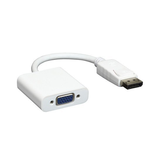 Powertech Αντάπτορας Displayport Σε Vga Cab-Dp006, 0.20M, Λευκός Powertech Αντάπτορας Displayport Σε Vga Cab-Dp006, 0.20M, Λευκός