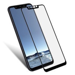 Powertech Tempered Glass 5D Full Glue Για Pocophone F1 Qualcomm, Μαύρο