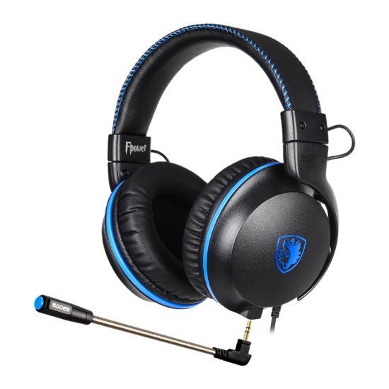 Sades Gaming Headset Fpower Sa-717-Bl, Multiplatform, 3.5Mm