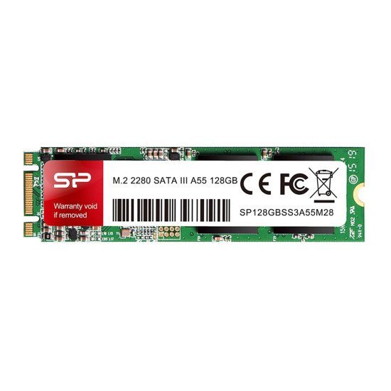 Silicon Power Ssd A55, 128Gb, M.2 2280, Sata Iii, 560-530Mb/S