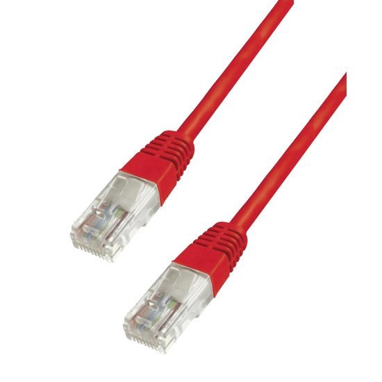 POWERTECH καλώδιο UTP Cat 6e CAB-N138, CCA 24AWG 0.5mm, 0.30m, κόκκινο