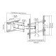 Brateck Επιτοίχια Βάση Βαρέως Τύπου Lpa49-463D Για Monitor 37-70", 60Kg