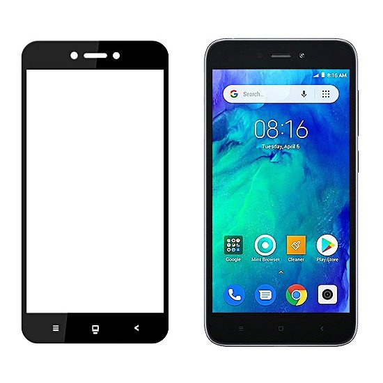 Powertech Tempered Glass 5D Full Glue Για Xiaomi Redmi Go, Black Powertech Tempered Glass 5D Full Glue Για Xiaomi Redmi Go, Black