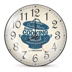 Esperanza Ρολόι Τοίχου Marseille Ehc018M, 30Cm, Λευκό