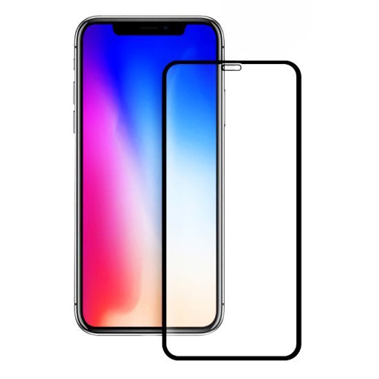 Powertech Tempered Glass 5D Full Glue Για Iphone Xs, Black Powertech Tempered Glass 5D Full Glue Για Iphone Xs, Black