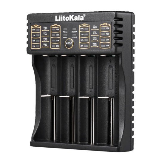 Liitokala Φορτιστής Lii-402 Για Μπαταρίες Nimh/Cd, Li-Ion, Imr, 4 Slots