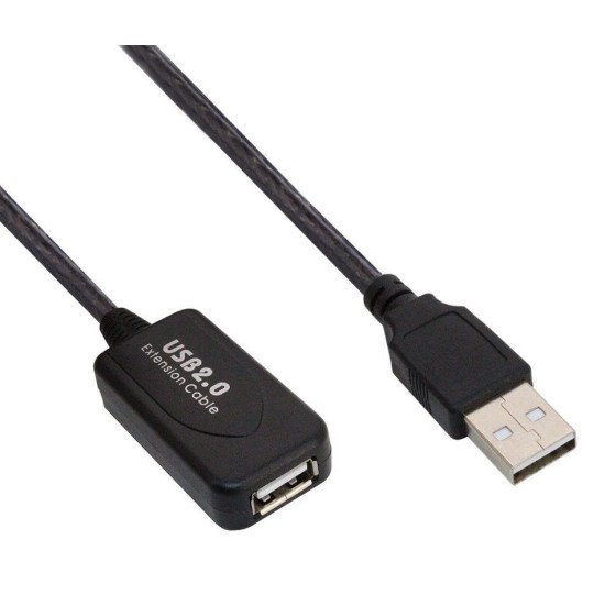 Powertech Καλώδιο Usb 2.0 Με Ενισχυτή Cab-U041, 10M, Μαύρο Powertech Καλώδιο Usb 2.0 Με Ενισχυτή Cab-U041, 10M, Μαύρο