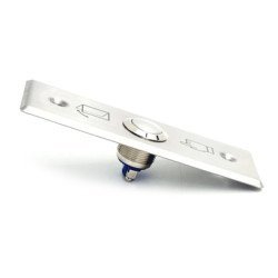 Secukey Χωνευτό Μπουτόν Sck-Cbutton1, 3Α, Ασημί