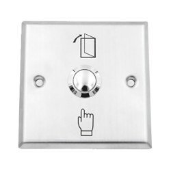 Secukey Χωνευτό Μπουτόν Sck-Cbutton2, 3Α, Ασημί