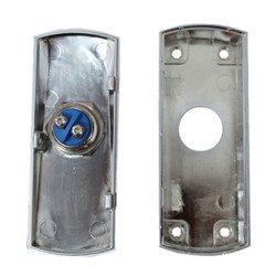 Secukey Μπουτόν Sck-Cbutton5, 3Α, Ασημί