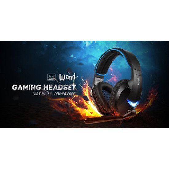 Sades Gaming Headset Wand Sa-914-Bl, 7.1Ch, Usb, 40Mm Ακουστικά