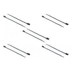 Delock Δεματικά Καλωδίων 18950 Με Οπή Στερέωσης, 200X4.8Mm, Μαύρα, 10Τμχ Delock Δεματικά Καλωδίων 18950 Με Οπή Στερέωσης, 200X4.8Mm, Μαύρα, 10Τμχ