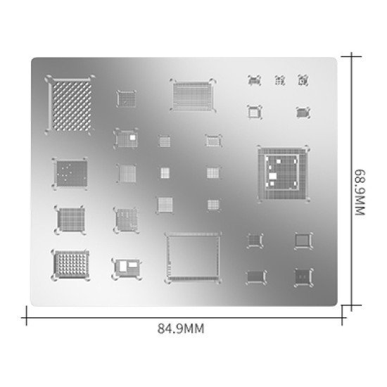 Best Reballing Stencil Bst-A8, Για Iphone 6/6 Plus/Ipod Touch/Ipad Mini