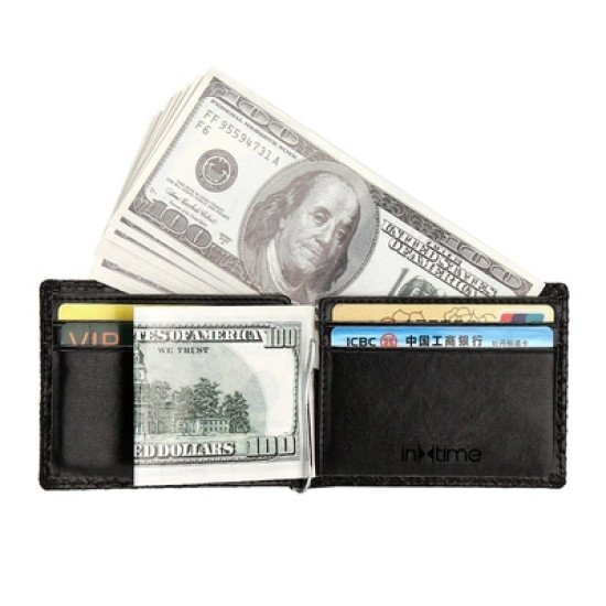 Intime Πορτοφόλι It-016, Rfid, Pu Leather, Μαύρο Intime Πορτοφόλι It-016, Rfid, Pu Leather, Μαύρο