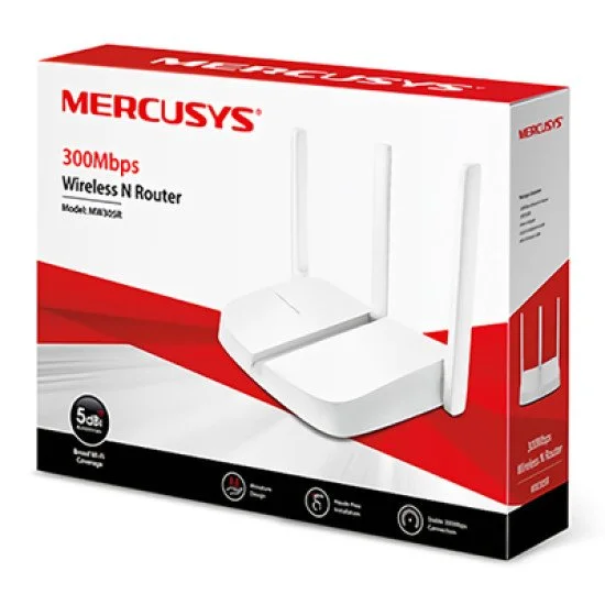 Mercusys Wireless N Router Mw305R, 300Mbps, 4X 10/100Mbps, Ver. 2 Mercusys Wireless N Router Mw305R, 300Mbps, 4X 10/100Mbps, Ver. 2