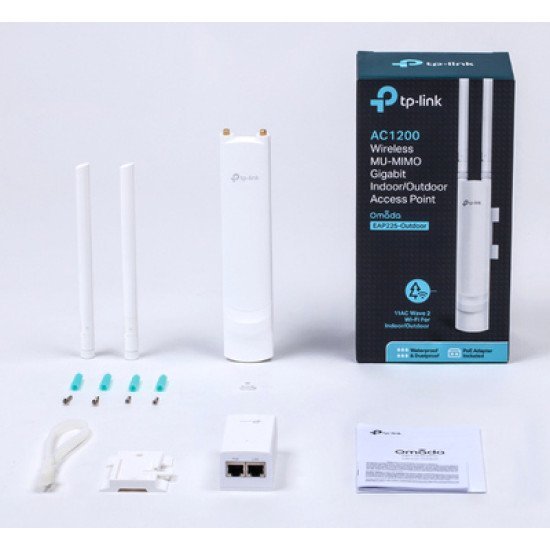 Tp-Link Ασύρματο Access Point Eap225-Outdoor, Ac1200 Mu-Mimo, Ver. 3.0