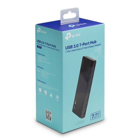 Tp-Link Usb Hub Uh700, 7 Usb 3.0 Ports, Με 3 Θύρες Φόρτισης