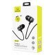 Usams Earphones Με Μικρόφωνο Ep-36, 10Mm, 3.5Mm, 1.2M, Μαύρα