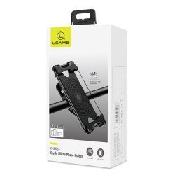 Usams Βάση Ποδηλάτου Για Smartphone Us-Zj053, Λαστιχένια, Μαύρη