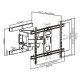 Brateck Επιτοίχια Βάση Lpa61-466 Για Οθόνη 37-80", Full-Motion, 60Kg Brateck Επιτοίχια Βάση Lpa61-466 Για Οθόνη 37-80", Full-Motion, 60Kg
