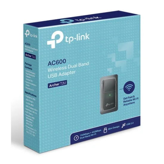 Tp-Link Mini Wireless Usb Adapter Archer T2U, Dual Band, Ver. 3.0 Tp-Link Mini Wireless Usb Adapter Archer T2U, Dual Band, Ver. 3.0